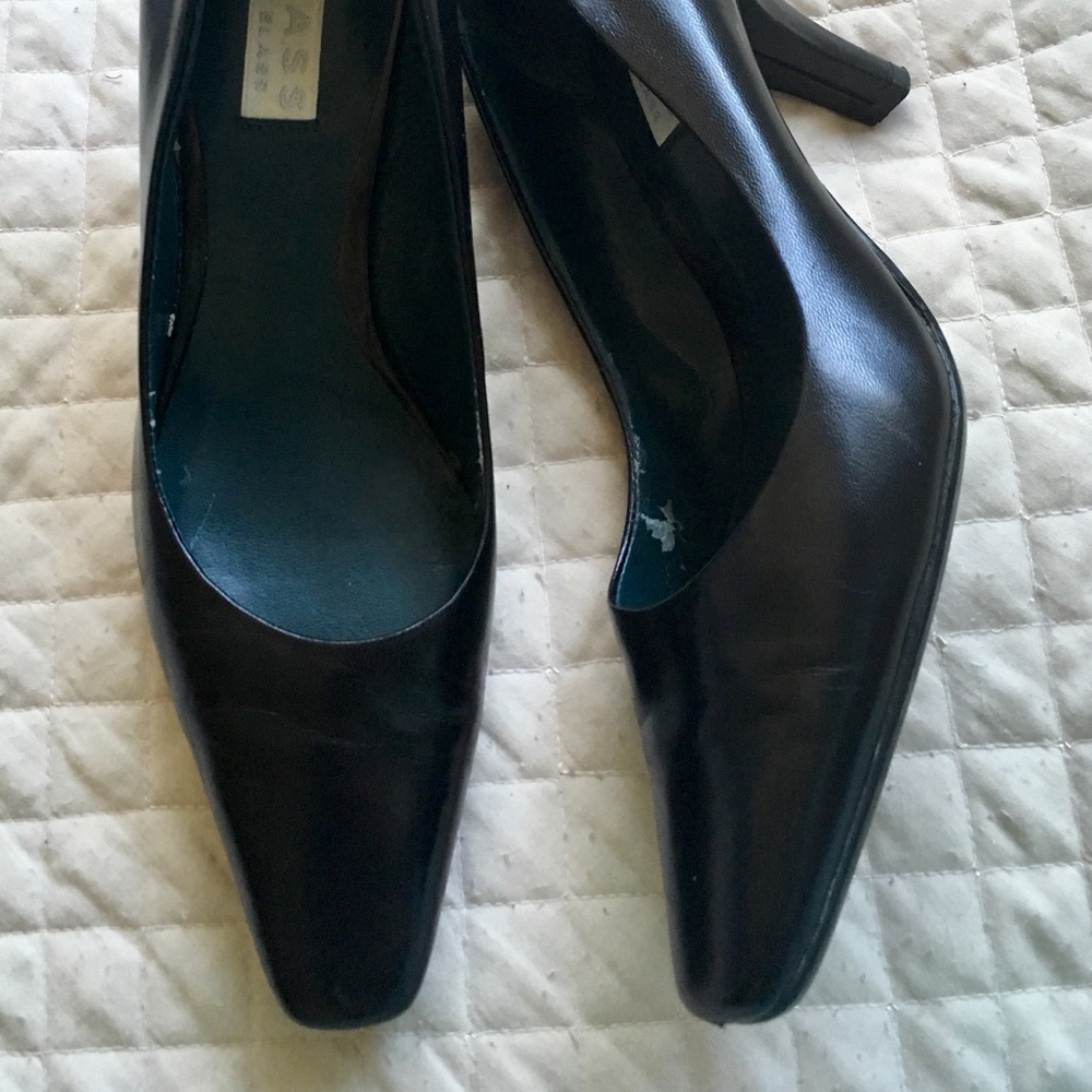 Bill Blass Square Toe Pumps